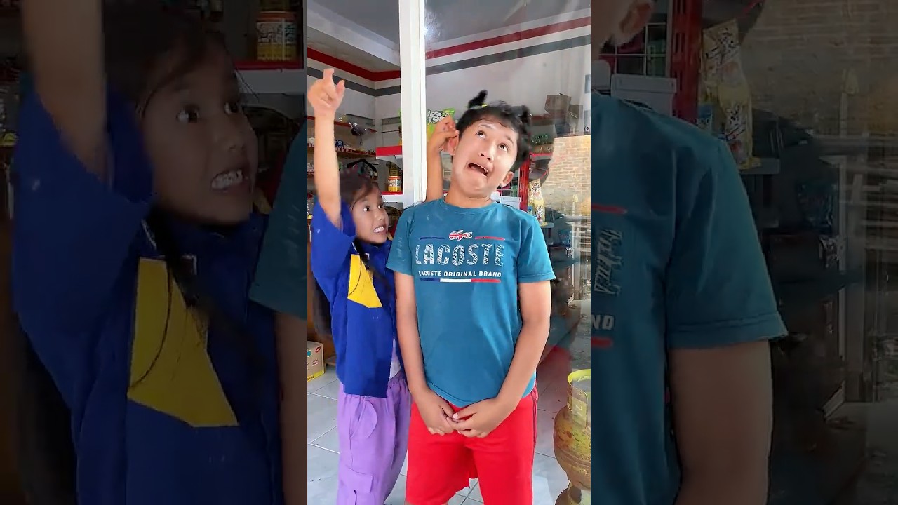Adik Nono Ketahuan Ambil Jajan, Di Sumputin Di Belakang 😂😂😂