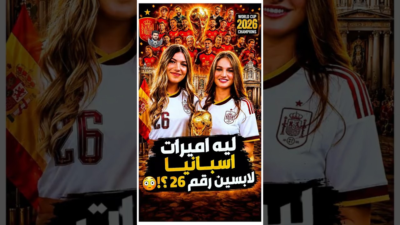 ليه أميرتي إسبانيا لبسوا رقم 26 ؟ 😳👑