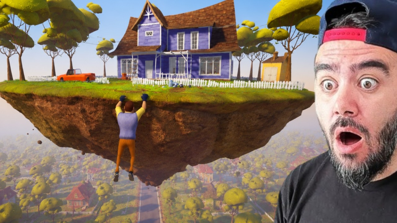 WILSONUN EVI YUKARIYA UÇTU - HELLO NEIGHBOR MODS