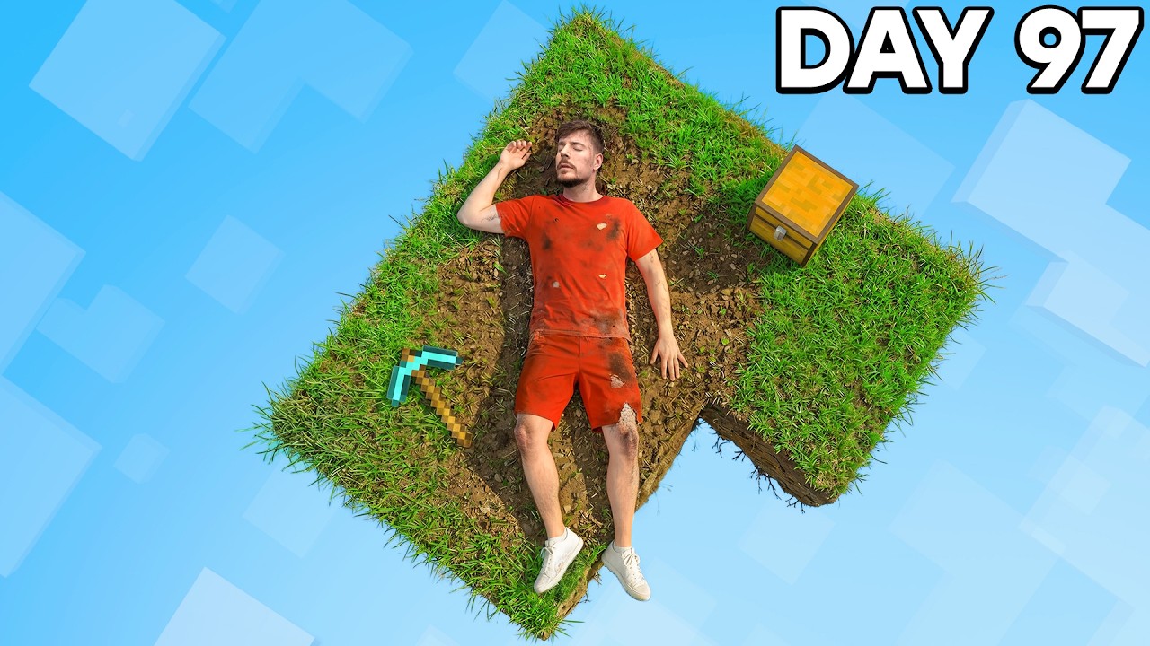 I Survived 100 Days in Skyblock