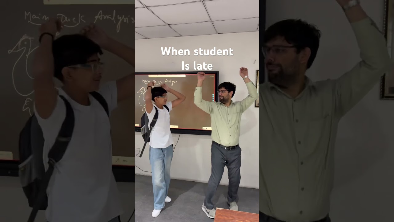 When student is late and think i am not in class #trends #pinklips #fun #school #trendingreel
