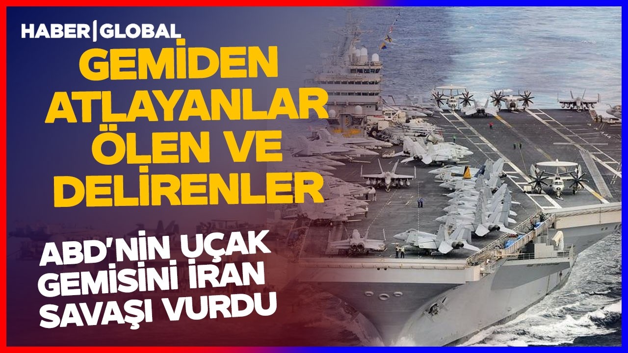 ASKERLER GEMİDEN ATLIYOR DELİRENLER İSYANDA! ABD Savaş Gemisini İran Krizi Vurdu