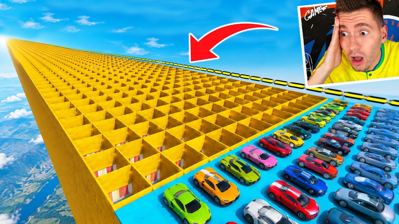 GTA V Online: CORRIDA no CHÃO COM 999999 BURACOS (novo e troll)