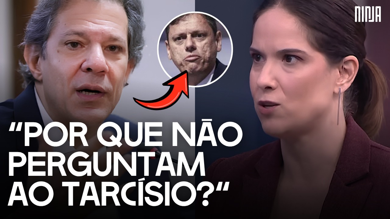 🚨Climão! Haddad desmente jornalista ao vivo e expõe mentiras de Tarcísio🚨