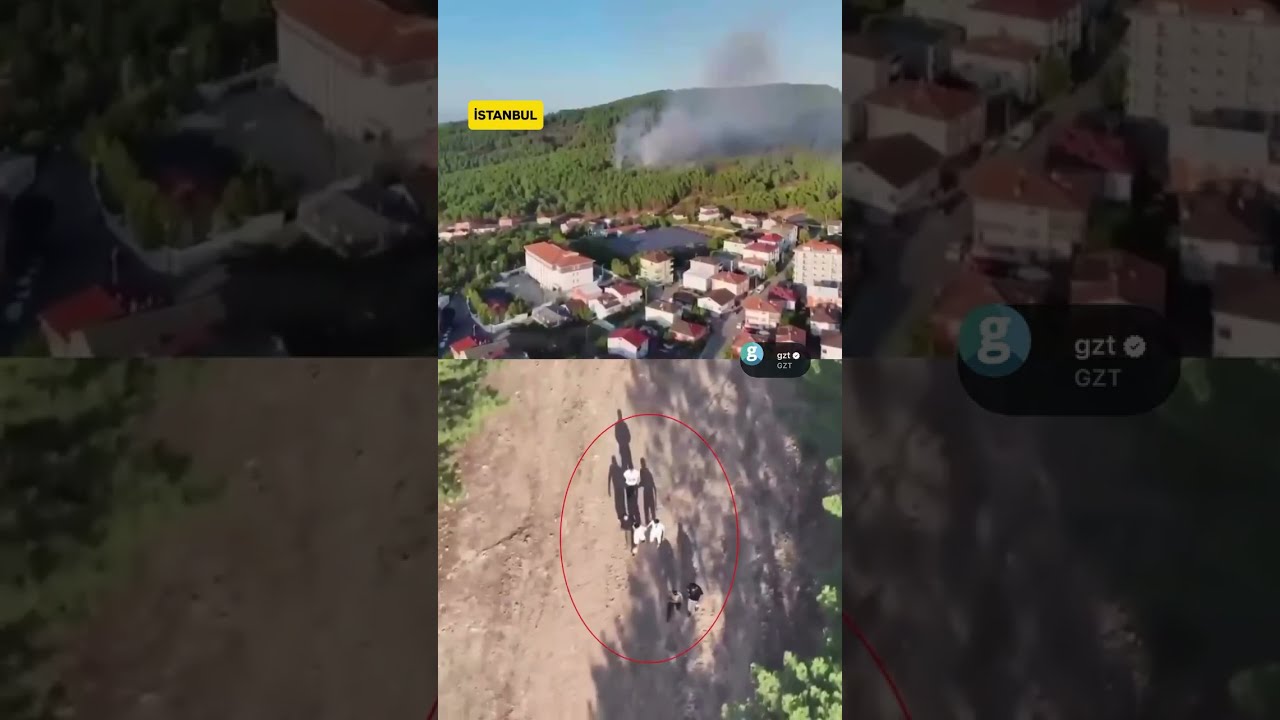 Orman kundakçılarına dronlu operasyon: İstanbul’da yangın çıkaran 2 kişi böyle yakalandı