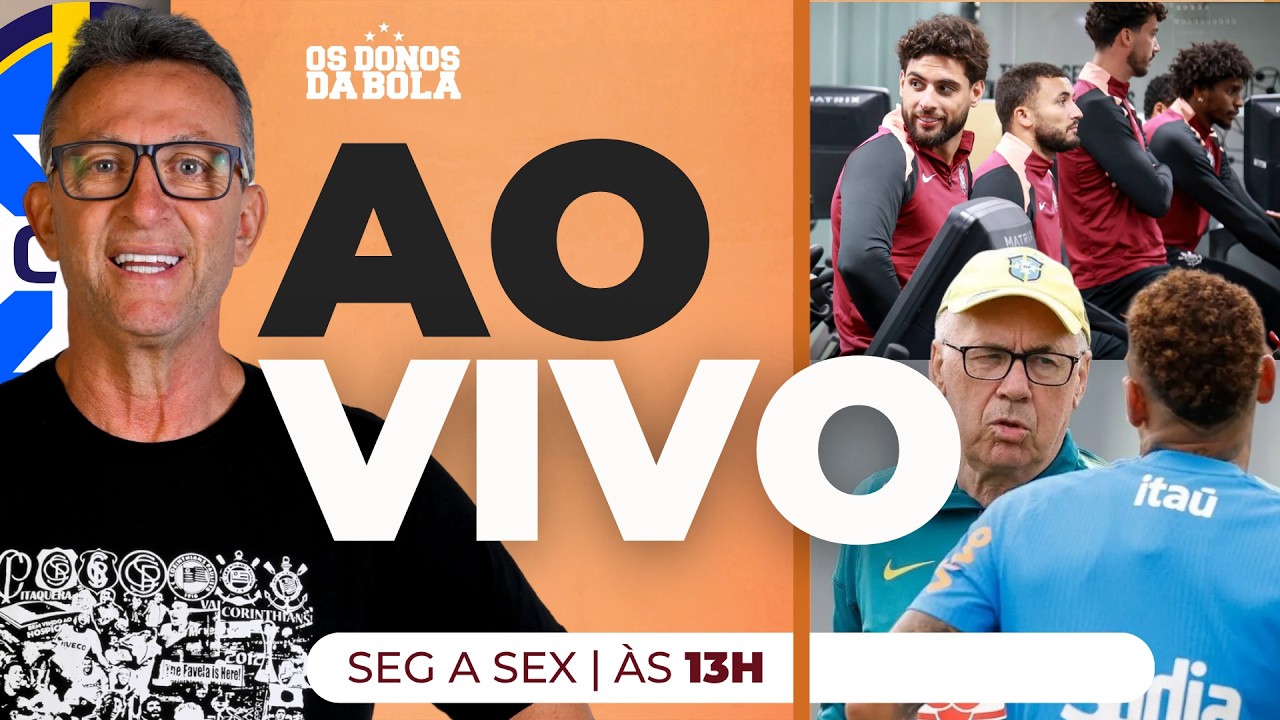 [AO VIVO]  OS DONOS DA BOLA DEBATEM BRASIL X JAPÃO E BASTIDORES DO CORINTHIANS | 26/06/2026