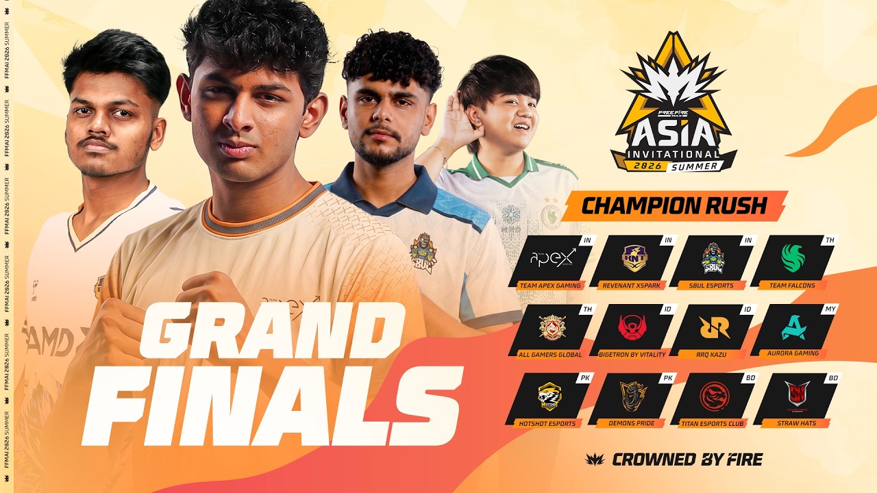 🔴 [HI] GRAND FINALS - CHAMPION RUSH | FFMAI 2026 SUMMER