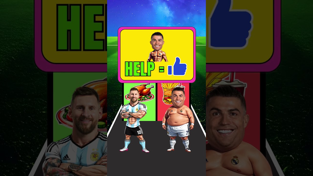 Save Ronaldo from the Junk Food! 🍕😭 #shorts