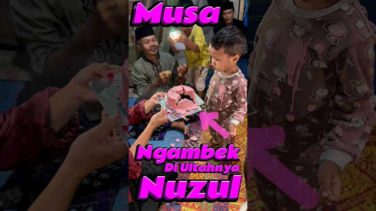 Musa ngambek di ulang tahun Nuzul #comedy #minivlog #anakdesa #ultah #sedih