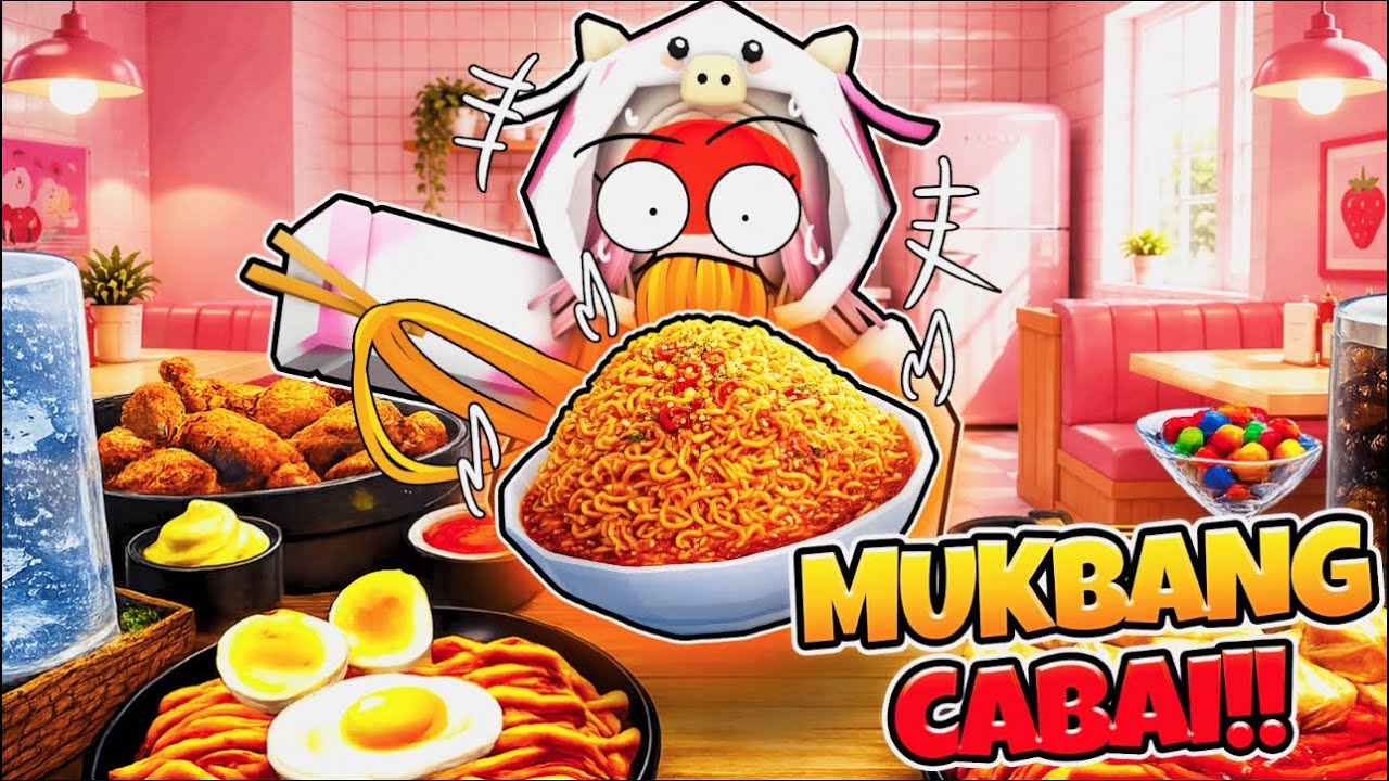ASMR MUKBANG 100 PORSI MAKANAN KOREA, PEDAS BANGET!!!  