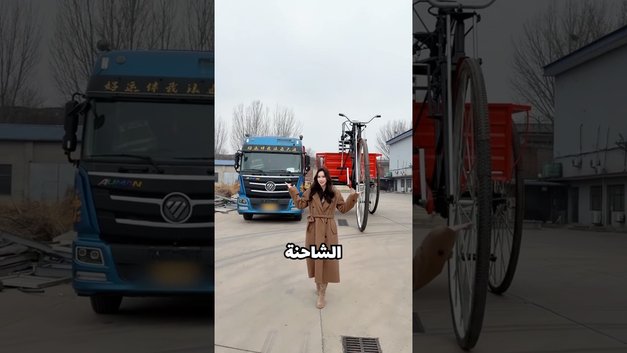 البنت دي جابت عجلة عملاقة 😱