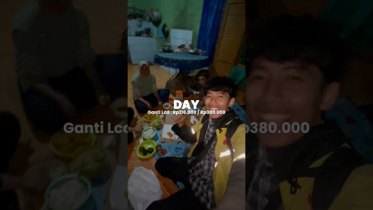 Pertama kali buka puasa dirumah ditahun ini, karna sibuk kerja + kuliah, doain aku terus ya ma pa♥️