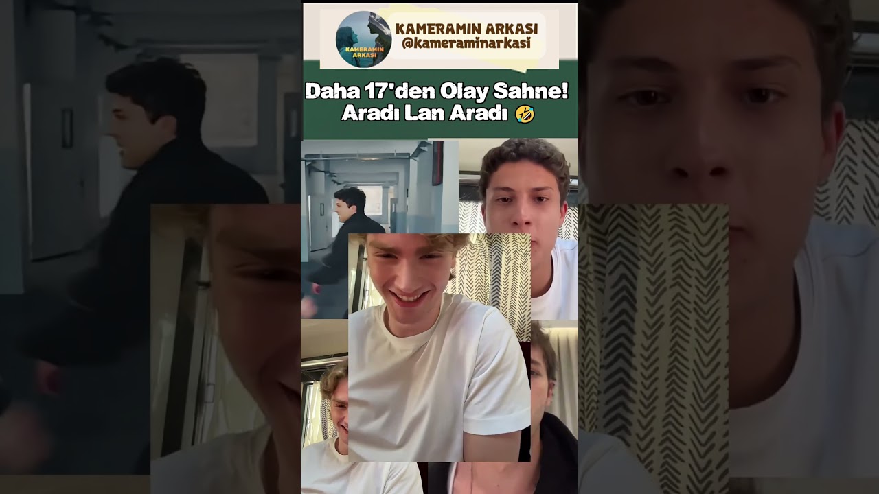 Daha 17 Oyuncuları Aras'ın linç edildiği sahne dalga geçti🤣Çağan Efe Ak