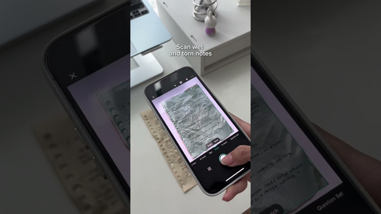 How to Rescue Coffee-Stained Study Notes FAST 📝✨ | CamScanner App