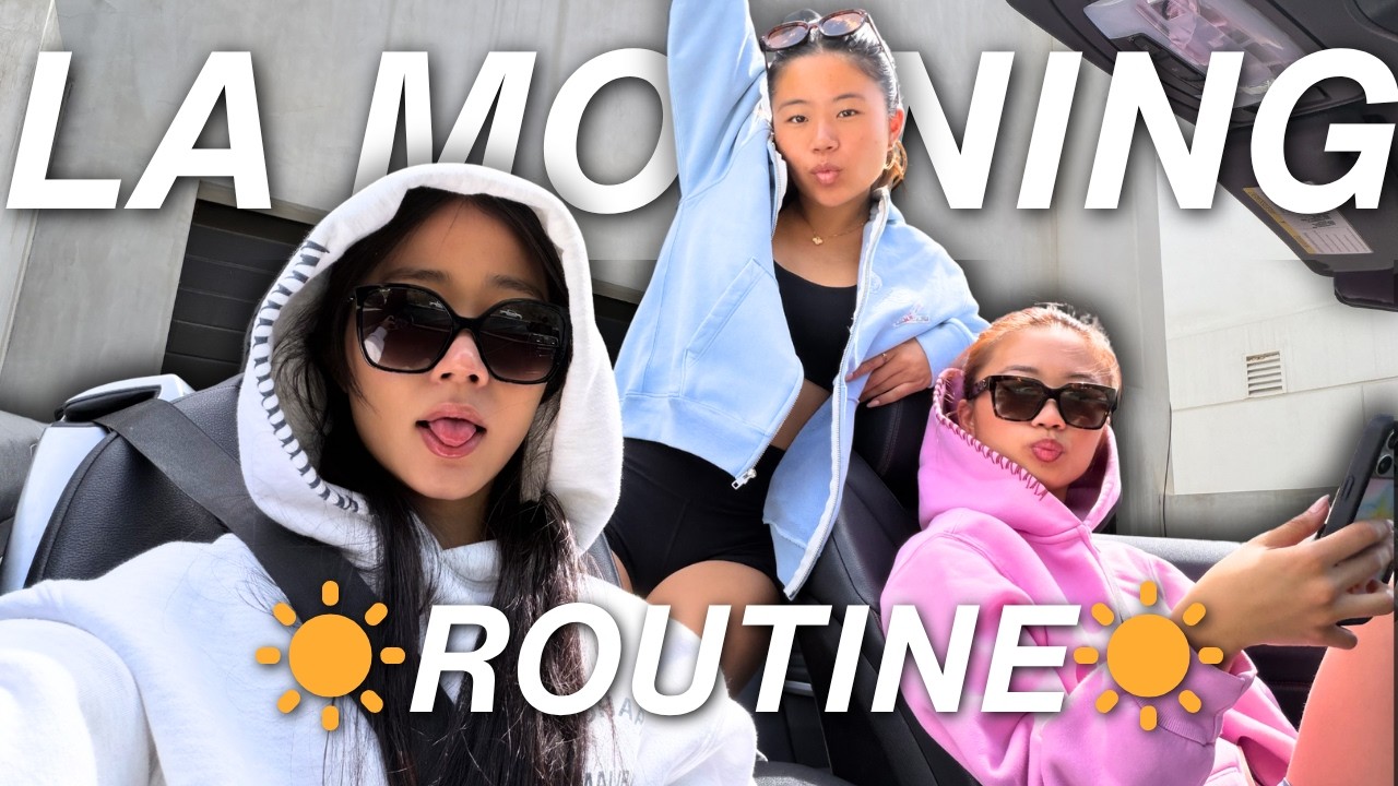 HA SISTERS LA MORNING ROUTINE *VLOG*