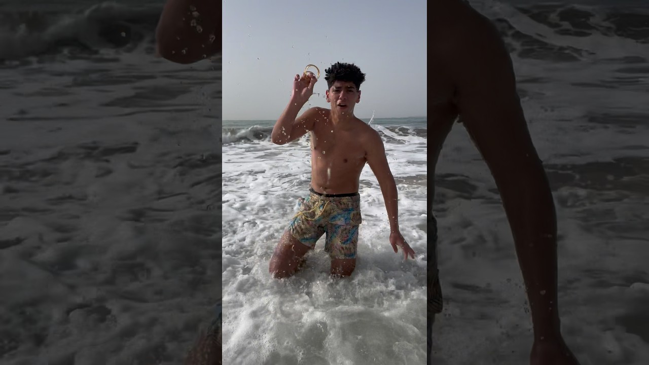 لقينا دهب في البحر🥇🌊😳 #عبدالرحمن_الدسوقي