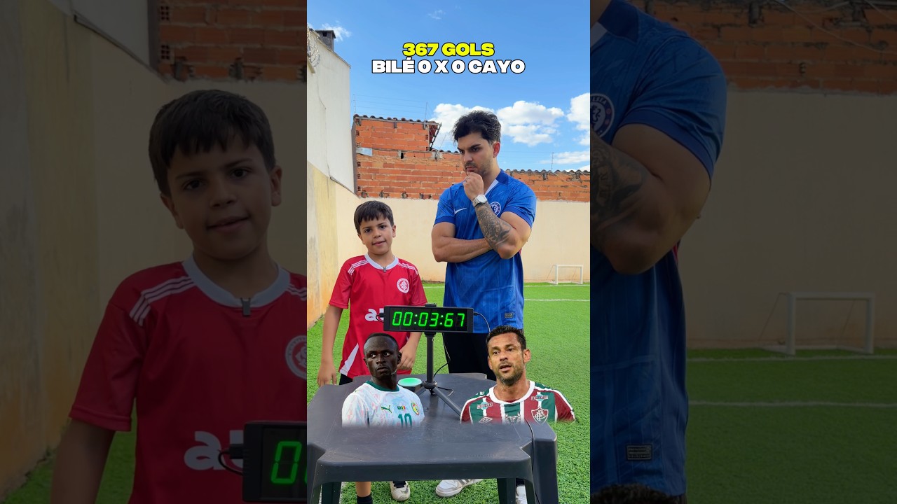 ADIVINHE OS GOLS DOS JOGADORES PELO CRONÔMETRO 🤯