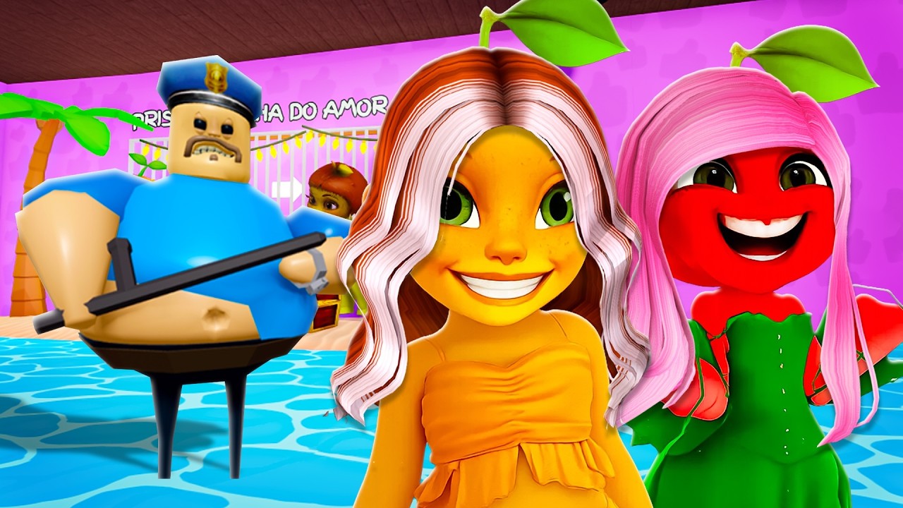 VIRAMOS FRUTAS NA PRISÃO DO BARRY (Escape Prisão das Frutas)