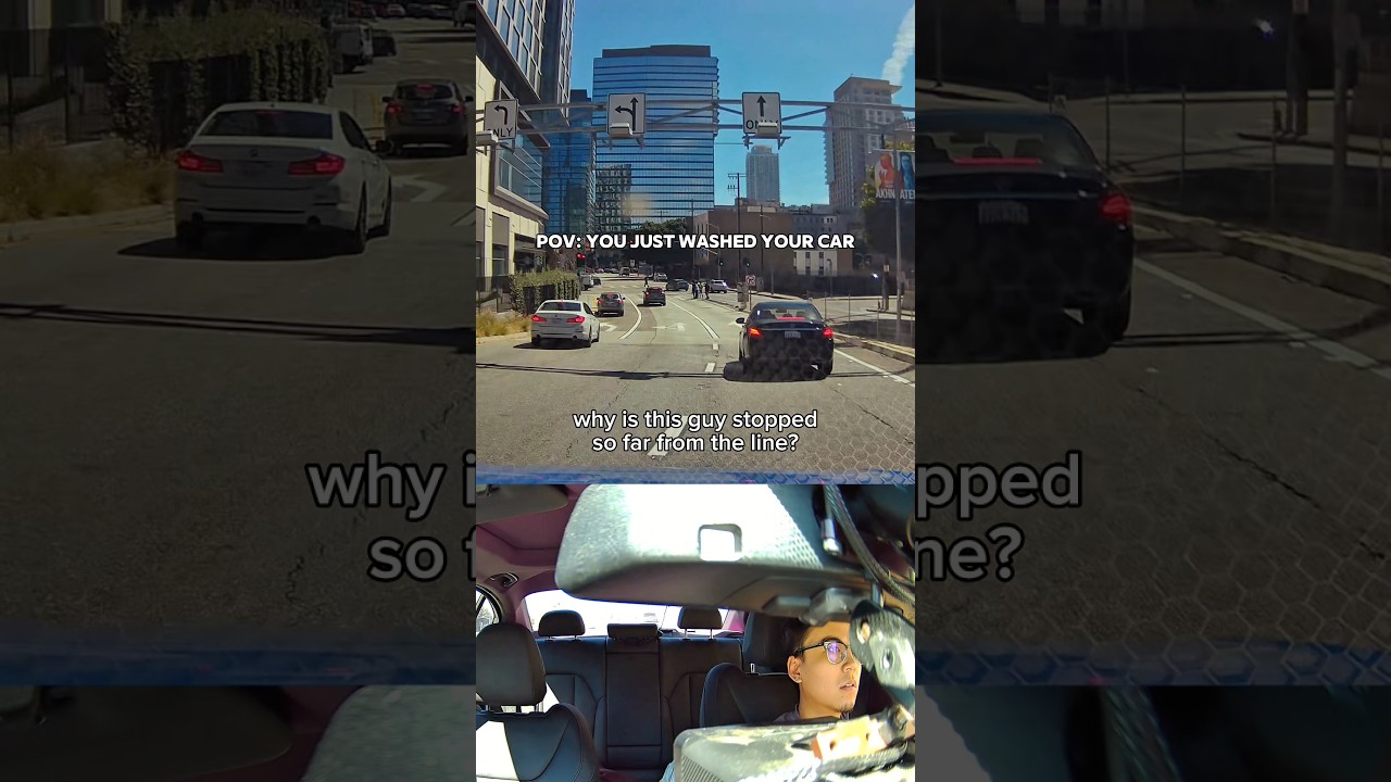 my windshield is already clean thank you sir #bmw #bmwm340i #dashcam #dashcamvids #cars