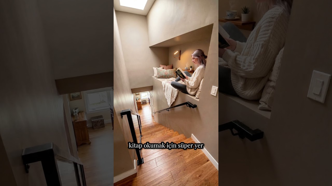 Hasan mı, Döner Tezgahı mı, Klozet mi? 🤯 Çılgın Merdiven Boşluğu Tasarımları! #shorts #meme #komik