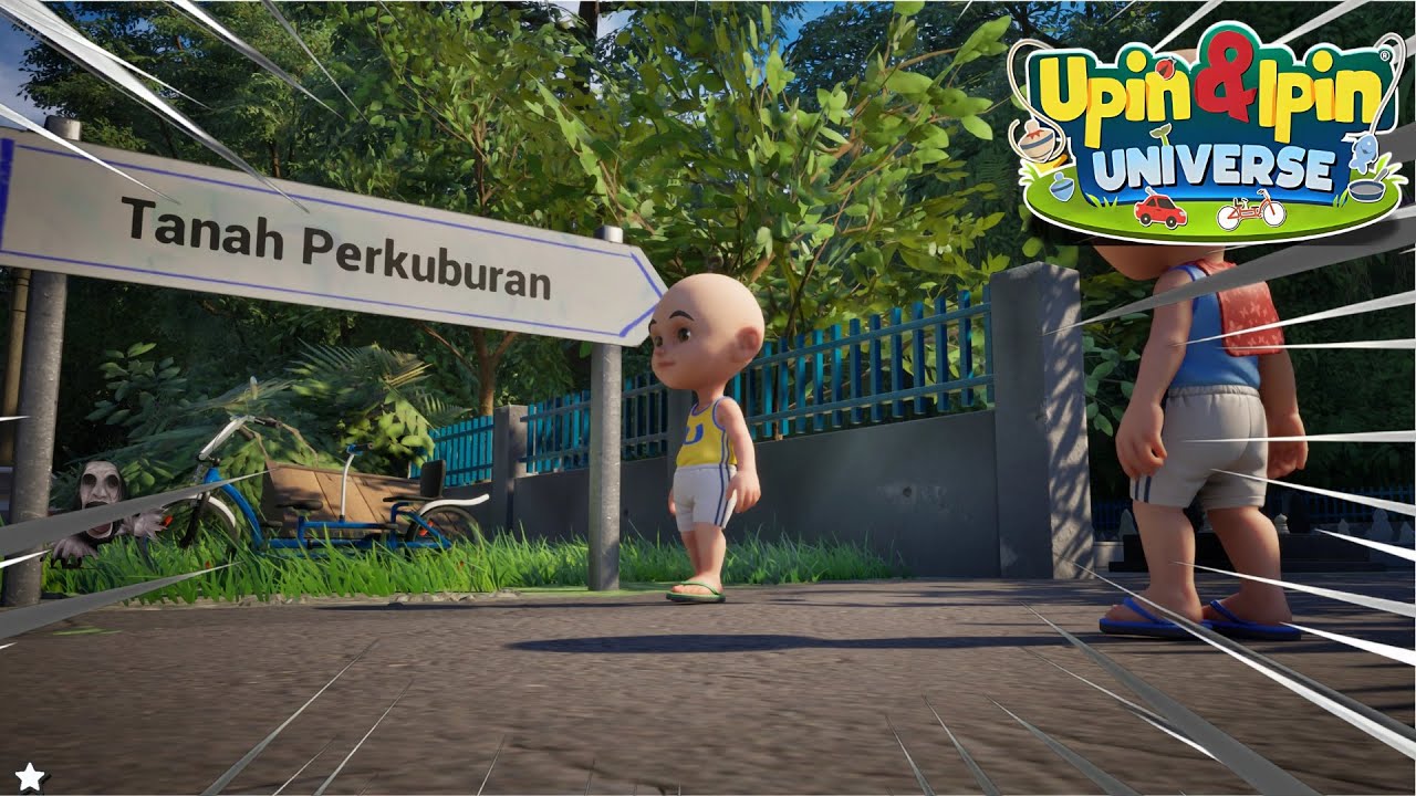 Aku beranikan diri keliling kampung seram di upin ipin