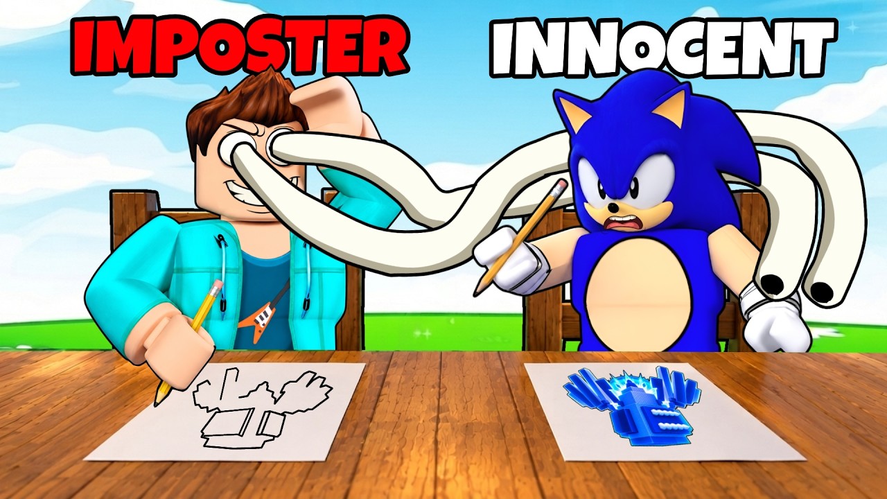 ROBLOX CATCH THE IMPOSTER ARTIST !!