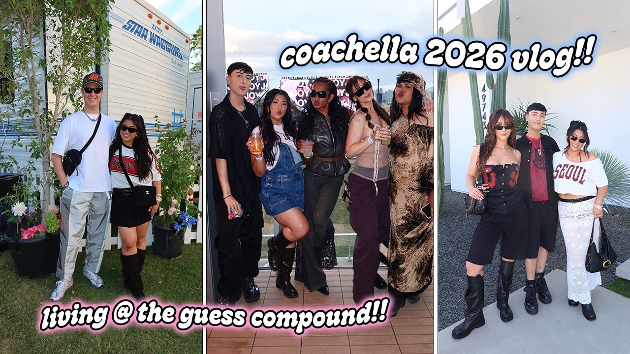 COACHELLA 2026 VLOG!! Living At The Guess Compound!