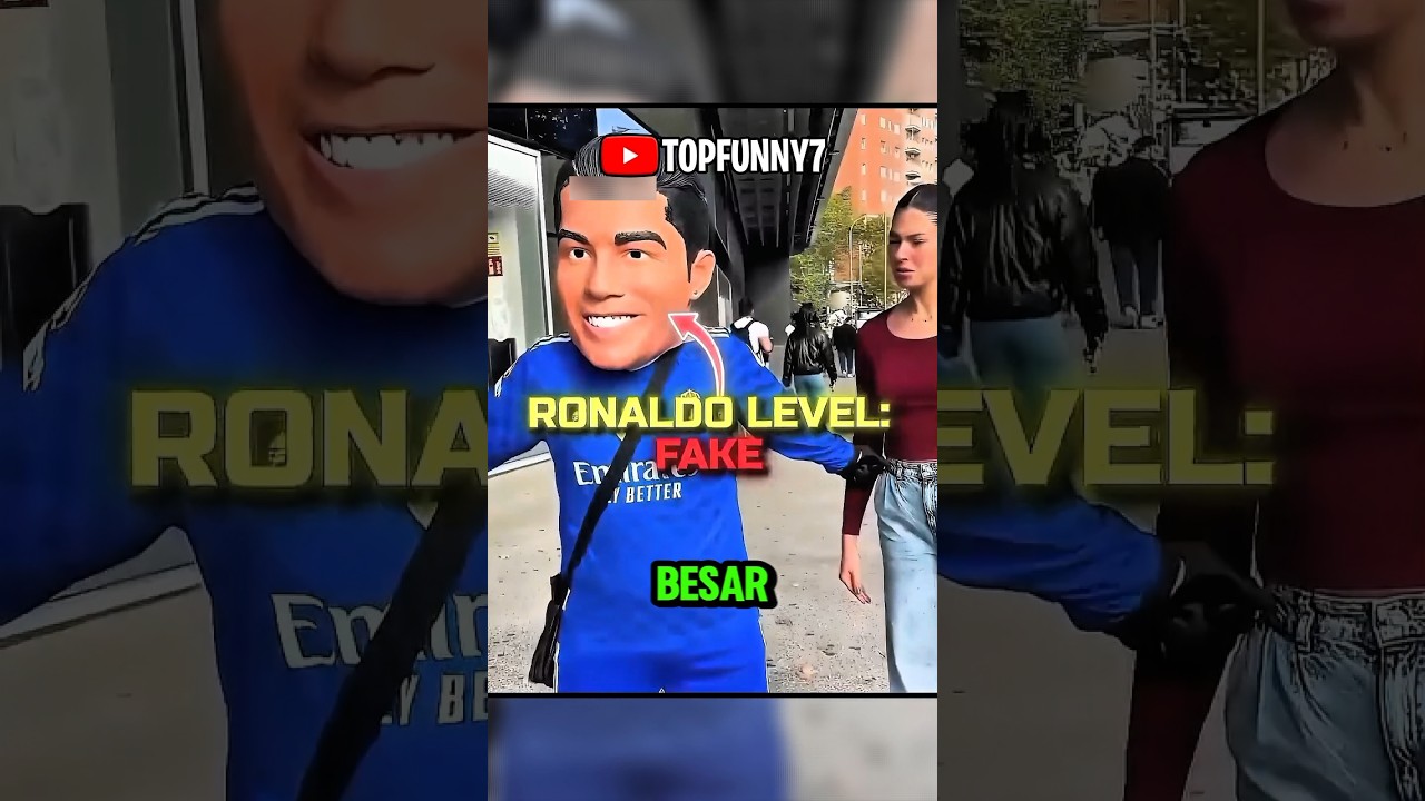 Ronaldo kepala besar dengan Celine Dept 😍