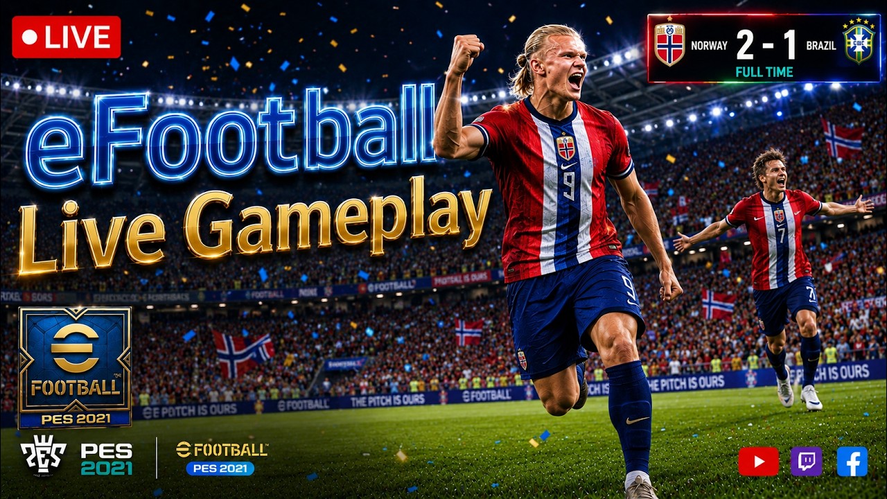 🔴 eFootball LIVE Gameplay | PES 2021 Ultimate Football Simulation | Full Match Stream - PRS SOUL
