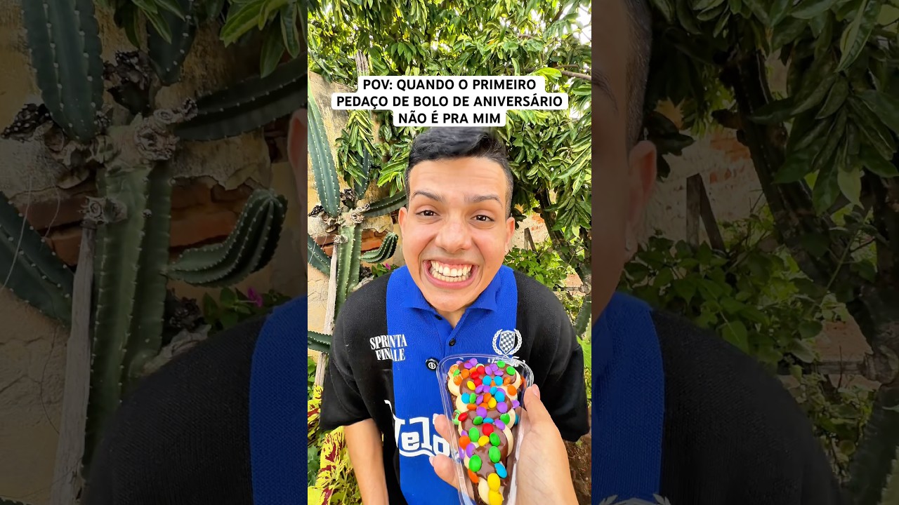 POV: QUANDO O PRIMEIRO PEDAÇO DE BOLO DE ANIVERSÁRIO NÃO É PRA MIM