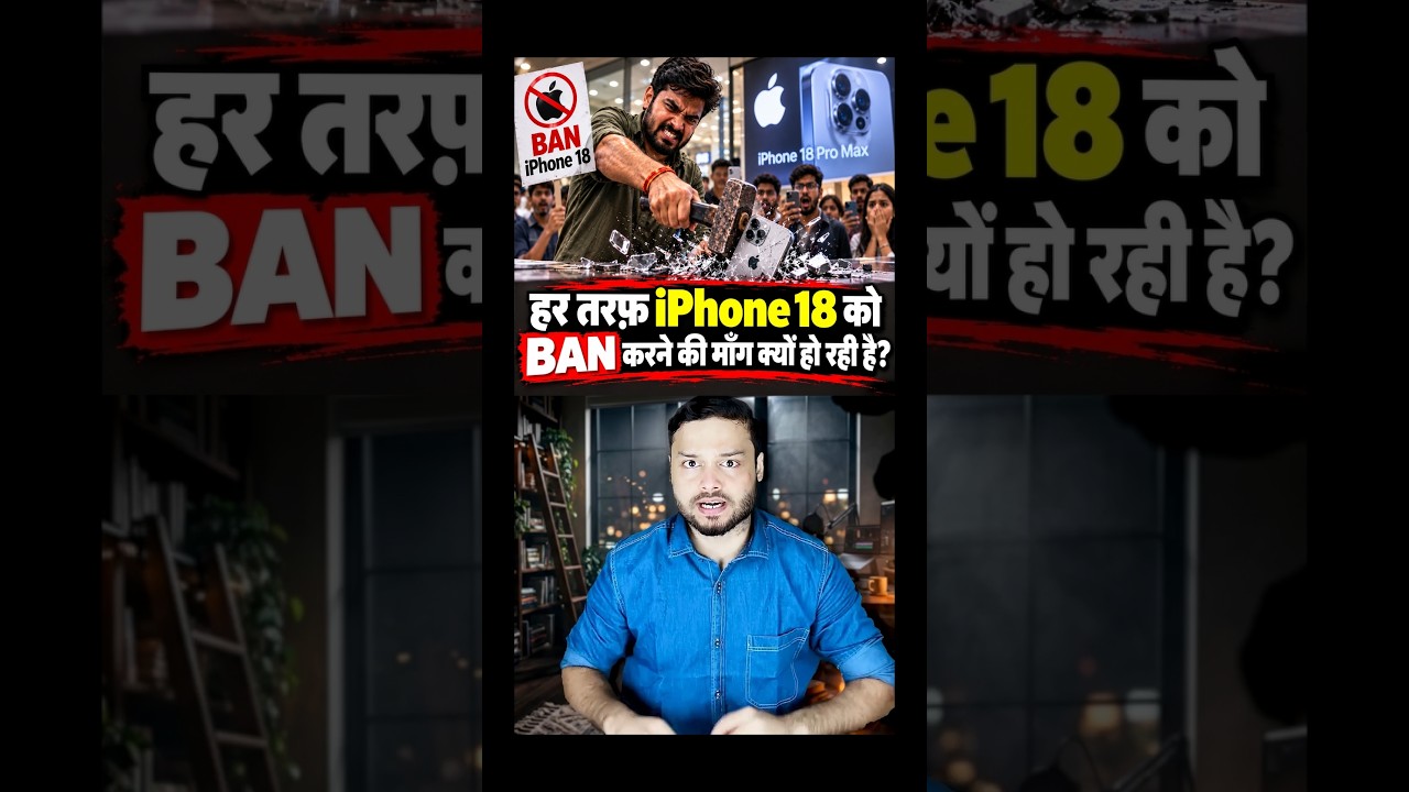 'PERMANENTLY BAN iPhone 18' -  Why Protests Against iPhones Going On? Apple #shorts