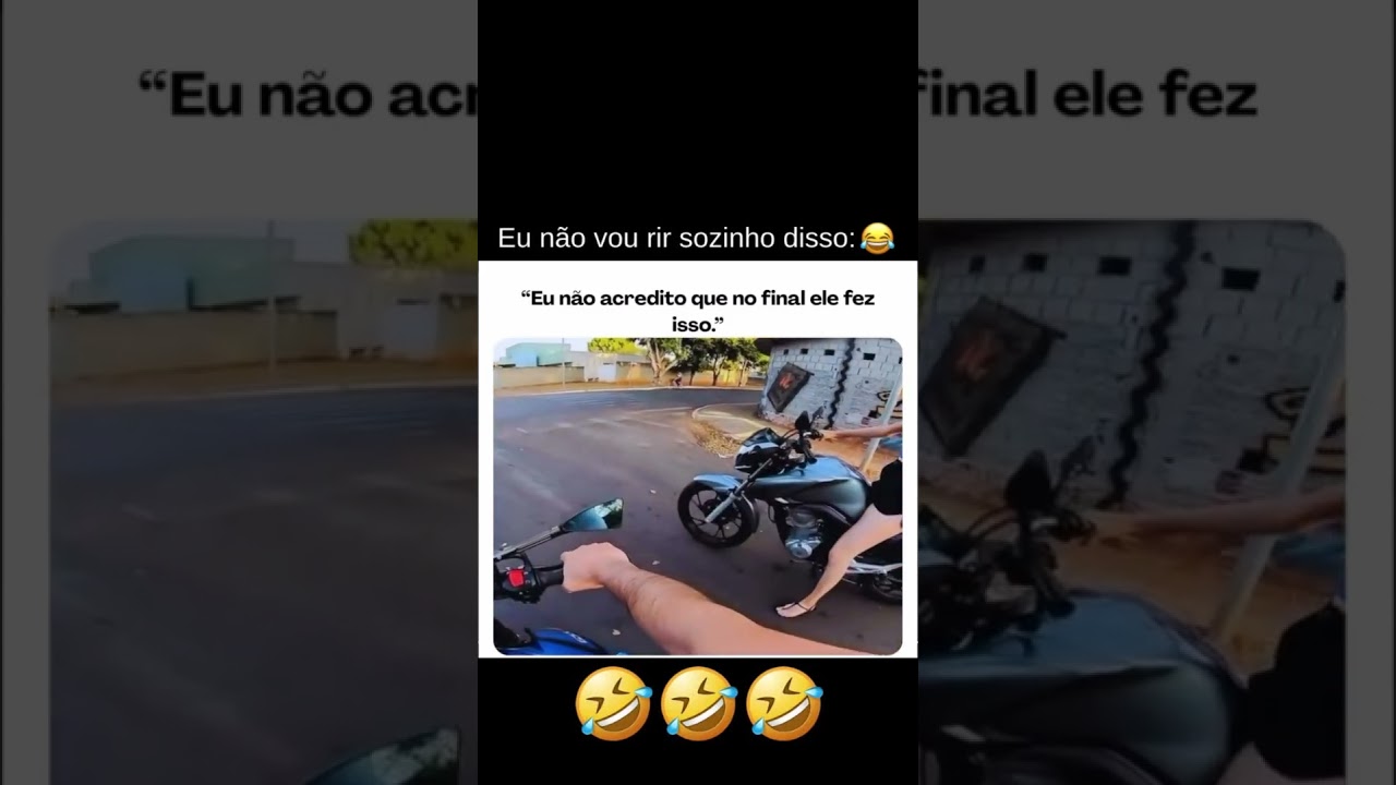 Eu não acredito que no final Ele fez isso #humor #motos #comedy #shorts #funny #pegadinhas
