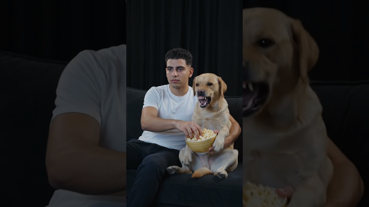 محمد وممدوح مع الفشار😂