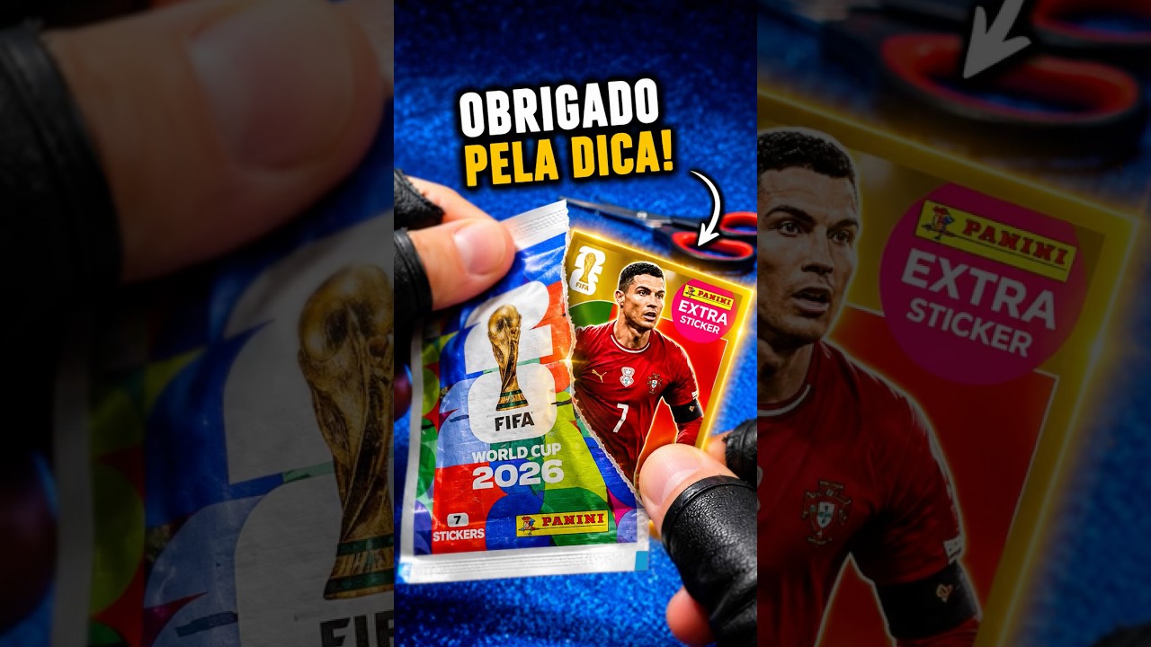ABRINDO pacotinho de figurinhas LENDÁRIAS da copa?