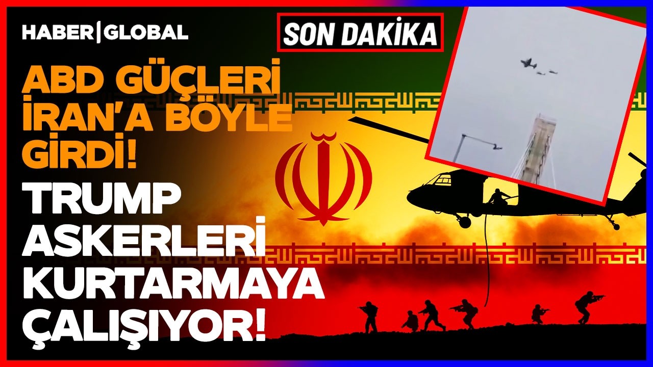SON DAKİKA | "ABD ÖZEL KUVVETLERİ İRAN'A GİRDİ!" Trump Çaresiz Askerlerini Kurtarmaya Çalışıyor!