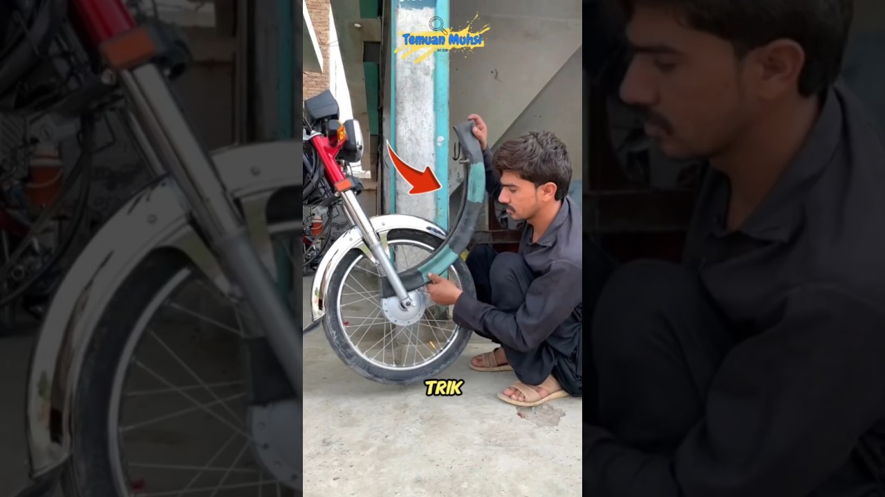 Hemat Waktu Dan Tenaga! Trik Bengkel Kreatif Pasang Ban Dalam Super Cepat