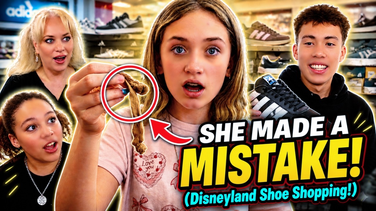 She Made a HUGE Mistake! (Disneyland Shoe Shopping!)
