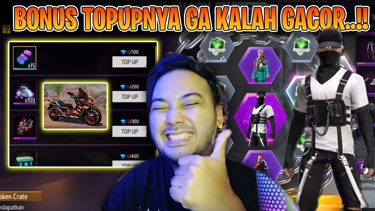 YANG NANYAIN MANA BONUS TOP UPNYA.!!  NOH..!! - free fire