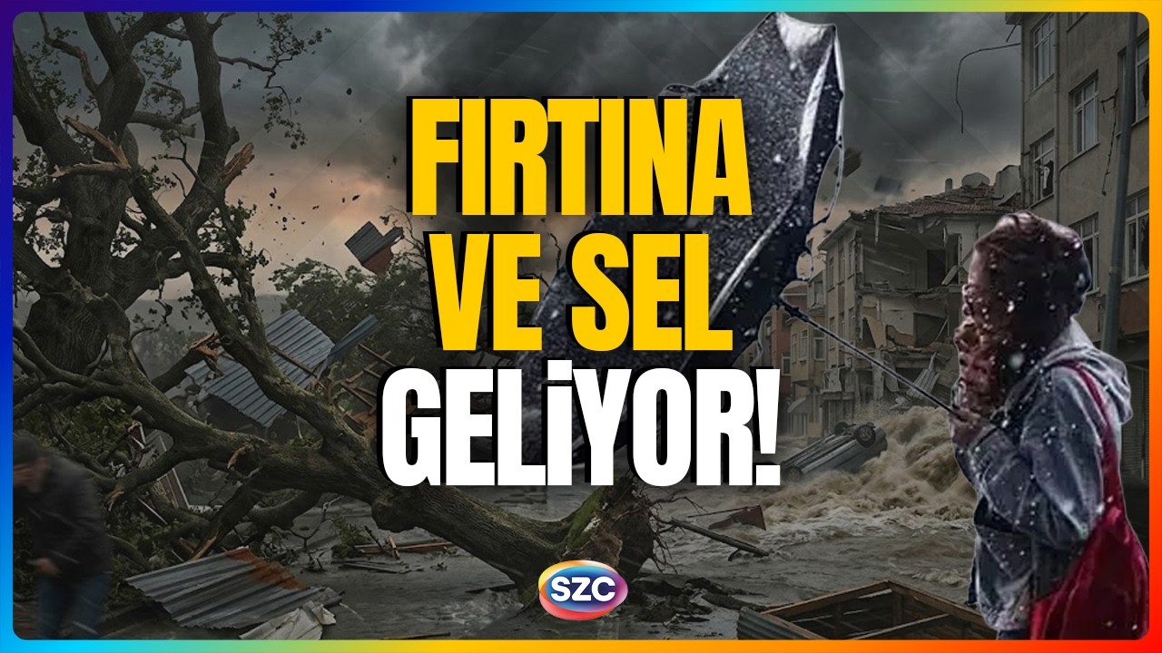 Sakın Evden Çıkmayın! Meteorolojiden 'ACİL' Kodlu Alarm! 80 KM Hızla Esecek! Şemsiyeler Yetmeyecek