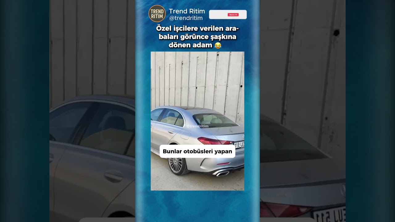 Bir Fabrikanın İşcilerine Verdiği Arabaları Görünce Şaşıran Adam 😂😆