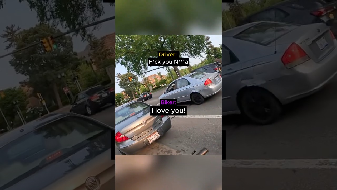 Reckless Driver Attacks Biker! 😨