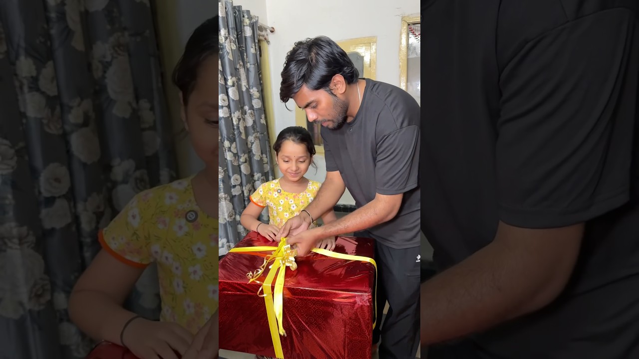 Surprise gift 🎁 Open 😳Lastlo😱#shorts #surprise #gift #charanspy #viral #trending