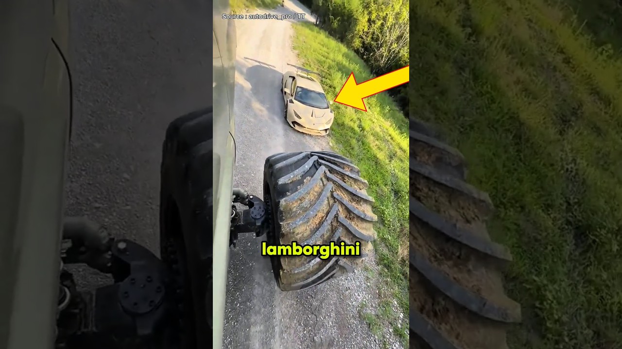 Salah Sedikit Saja, Mobil Lamborghini Ini Bisa Hancur!