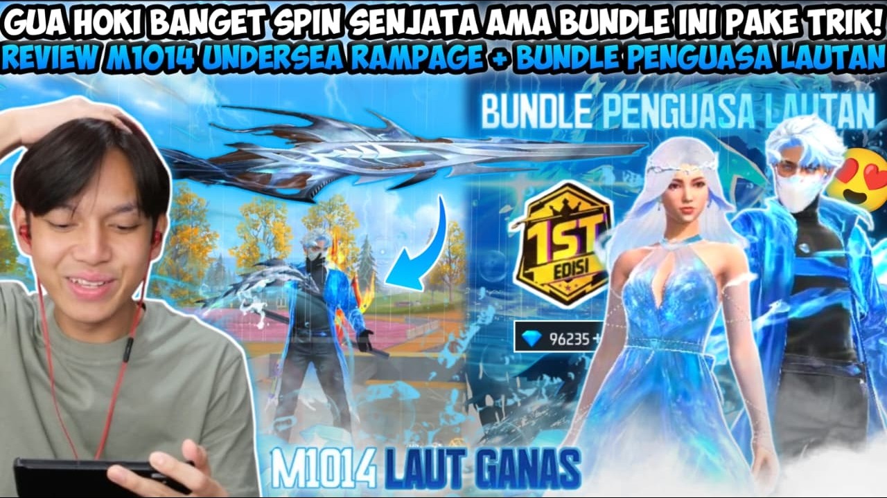 ANDRA HOKI BANGET SPIN M1014 UNDERSEA RAMPAGE + BUNDLE PENGUASA LAUTAN PAKE TRIK CUMA ABIS SEGINI😱