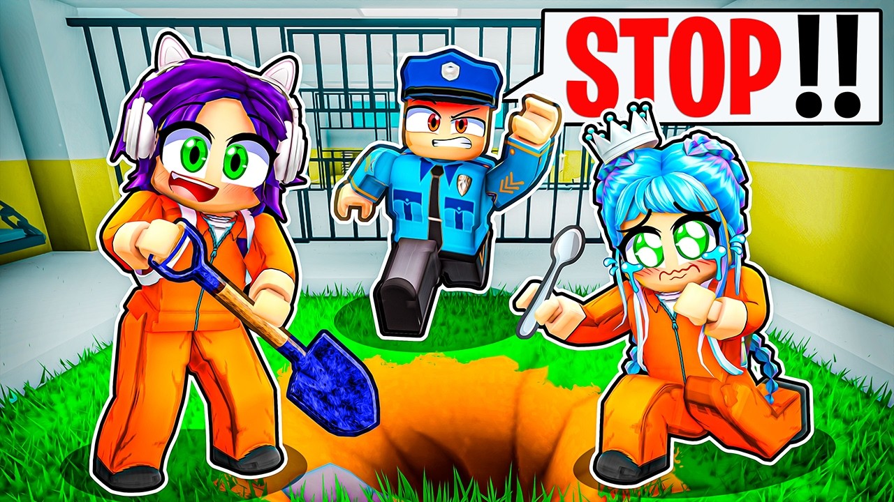 We Have To DIG TO ESCAPE This PRISON In Roblox!
