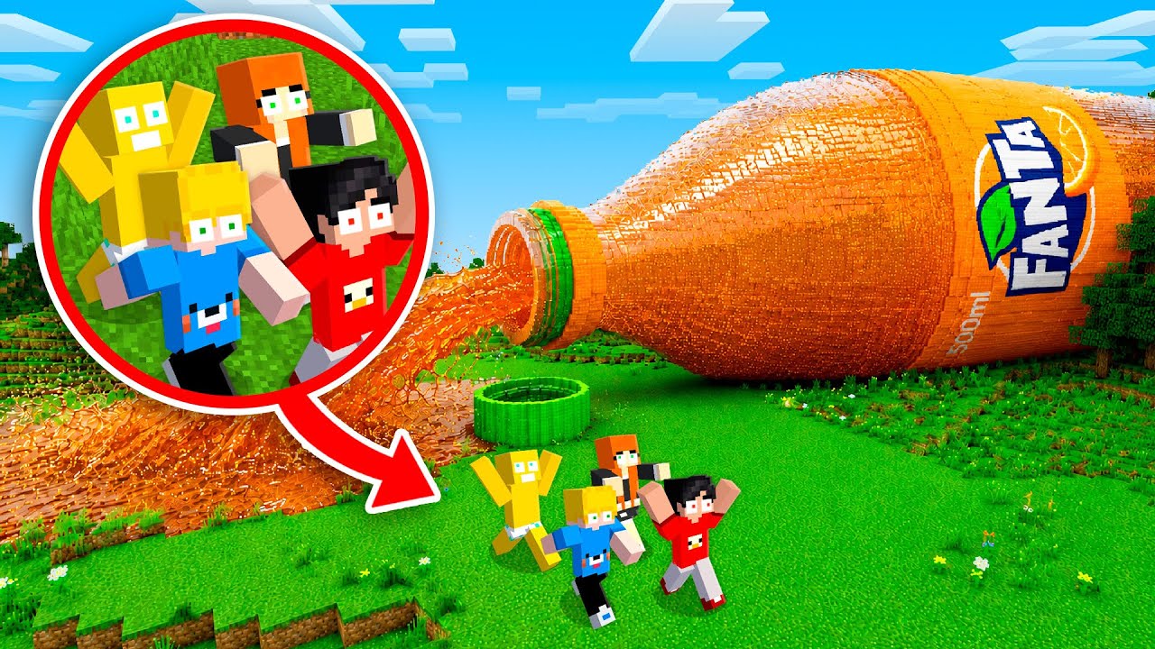 FANTA Gigante INUNDOU o Minecraft!