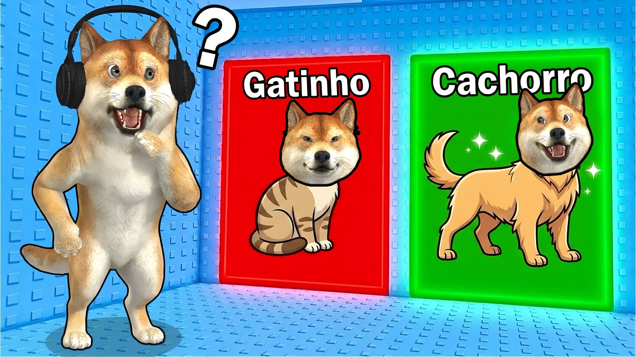 FAZENDO ESCOLHAS NA TORRE DOS ANIMAIS NO ROBLOX...