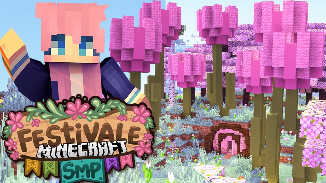Pink Fairy Cottage on Festivale SMP | Ep. 6