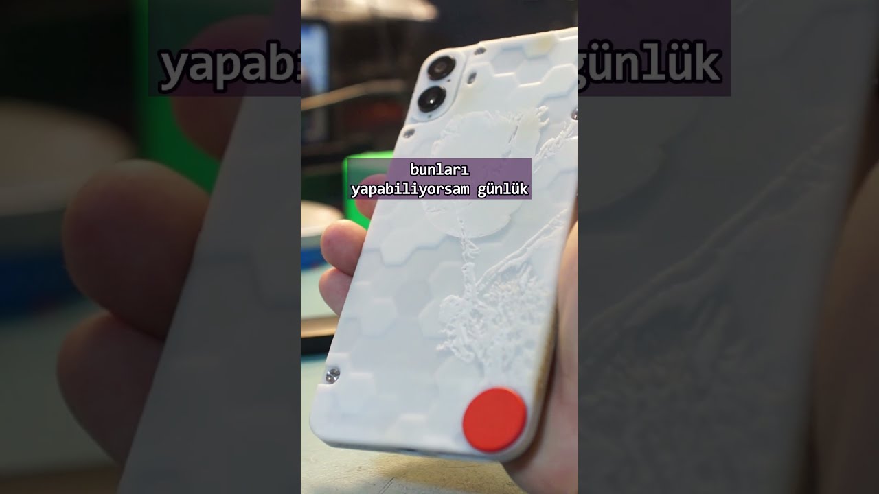 -reklam- Tuşlu telefonların renkli kasalarını özledim. Anycubic yazıcım ile de bastım.