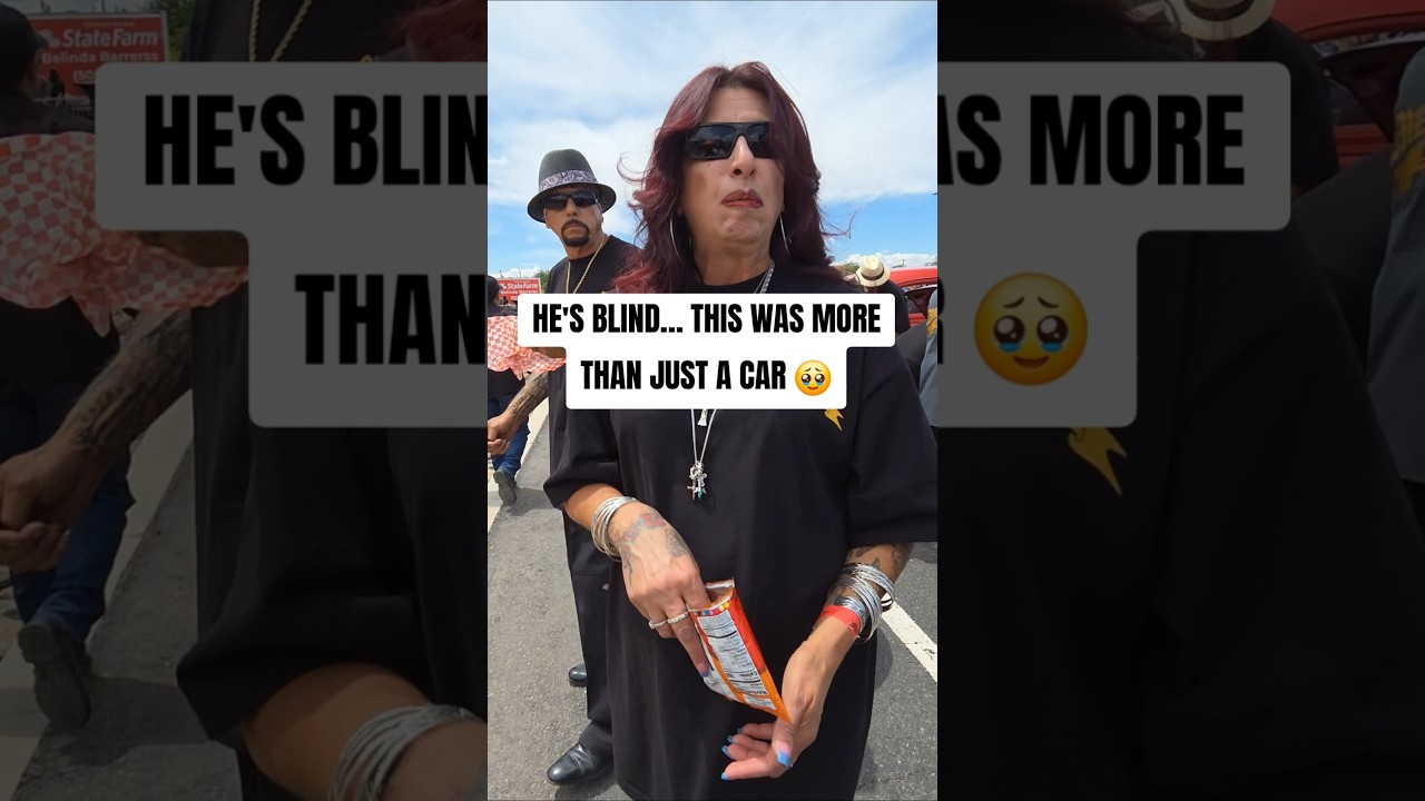 He’s Blind… But This Meant More Than the Car #blind #blindness #classiccars